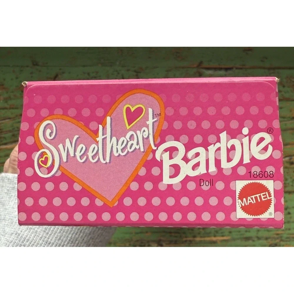 Barbie‎ Sweetheart Barbie Blonde Doll Mattel 1997 Pink Dress 18608